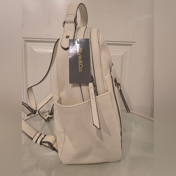 STYLE & CO Hudsonn Medium Lighyweight Backpack Alabaster NWT main image 10